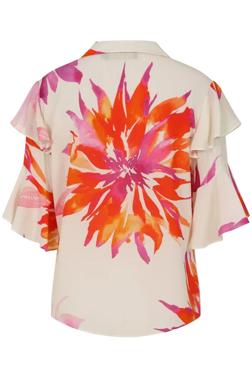 Peonie Blouse Pink Flower