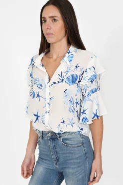 Peonie Blouse Seashell