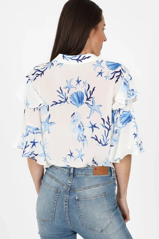 Peonie Blouse Seashell