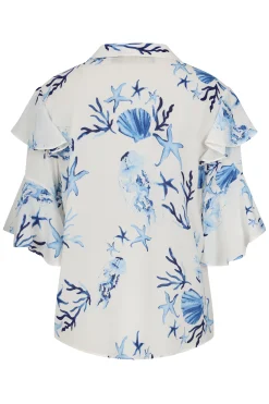 Peonie Blouse Seashell