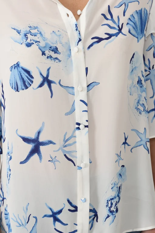 Peonie Blouse Seashell