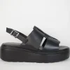 Phuket Platform Sandal Black