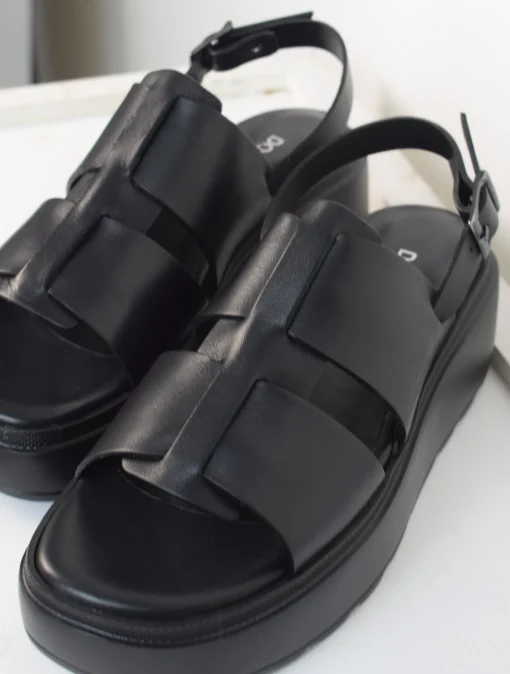 Phuket Platform Sandal Black