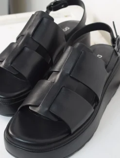 Phuket Platform Sandal Black