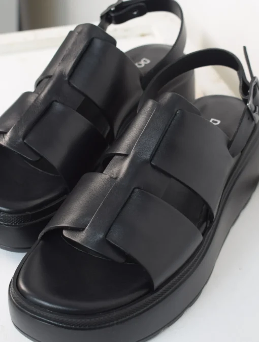 Phuket Platform Sandal Black