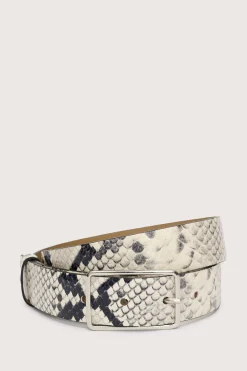 Pitone Belt Leather Beige