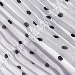 Polka Dot Chiffon Midi Dress