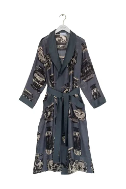 Pots Charcoal Gown