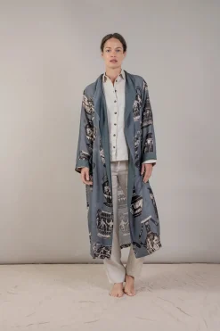 Pots Charcoal Gown