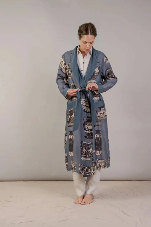 Pots Charcoal Gown
