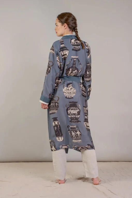 Pots Charcoal Gown