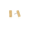Rectangular Studs Gold