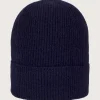 Renwick Fishermans Cashmere Beanie Navy