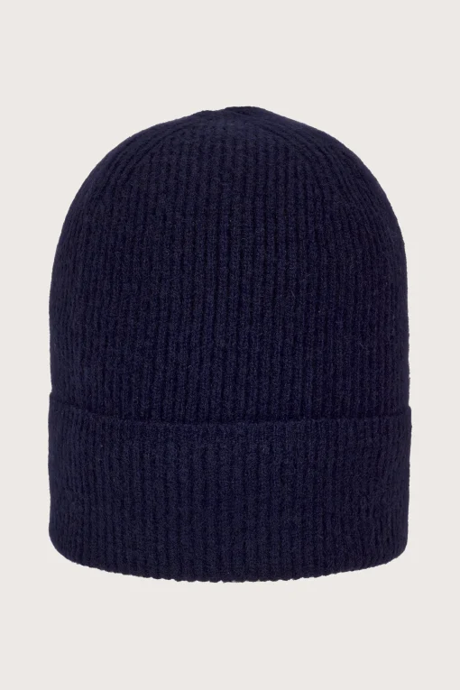 Renwick Fishermans Cashmere Beanie Navy