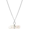 Reykjavik Pearl Toggle Necklace Silver