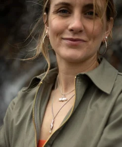 Reykjavik Pearl Toggle Necklace Silver