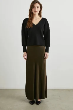 Romina Skirt Dark Moss