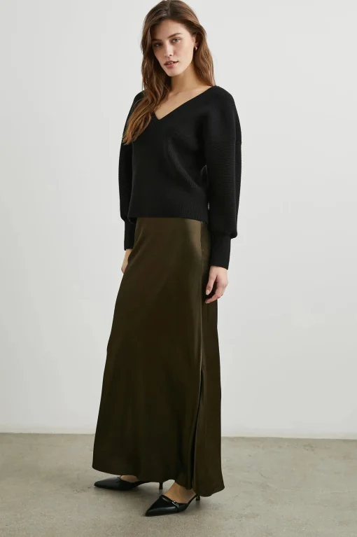 Romina Skirt Dark Moss