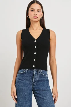 Rosa Top Black