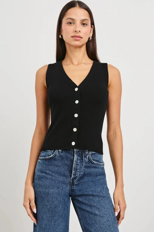 Rosa Top Black