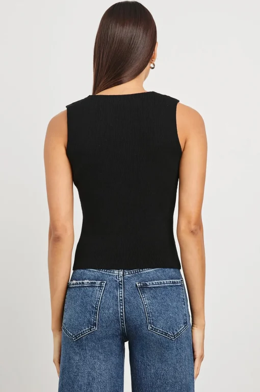 Rosa Top Black