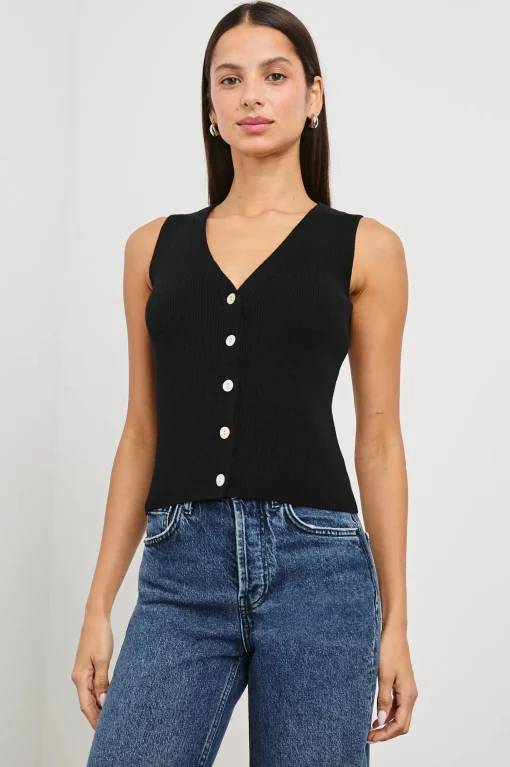 Rosa Top Black
