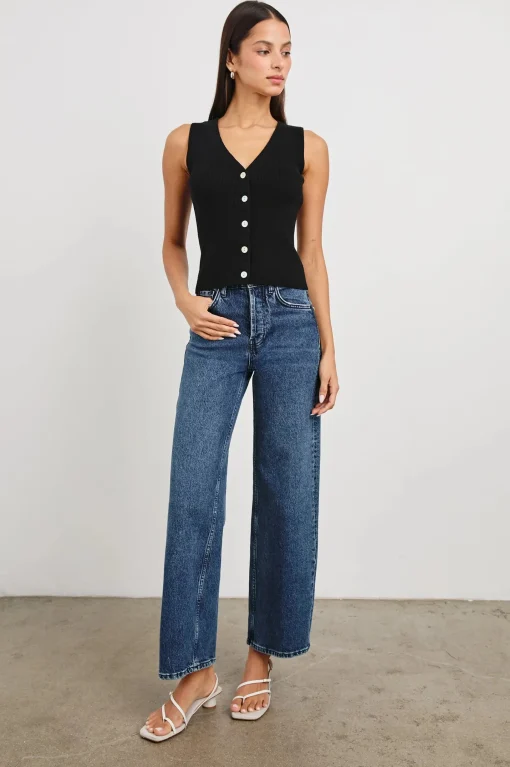 Rosa Top Black