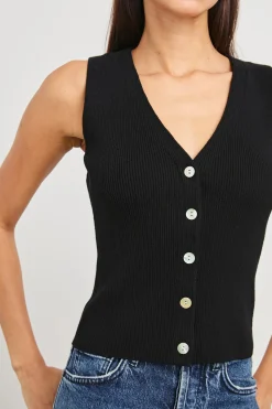 Rosa Top Black