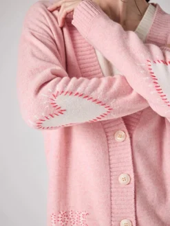 Rose Cardigan Fairy/Ecru