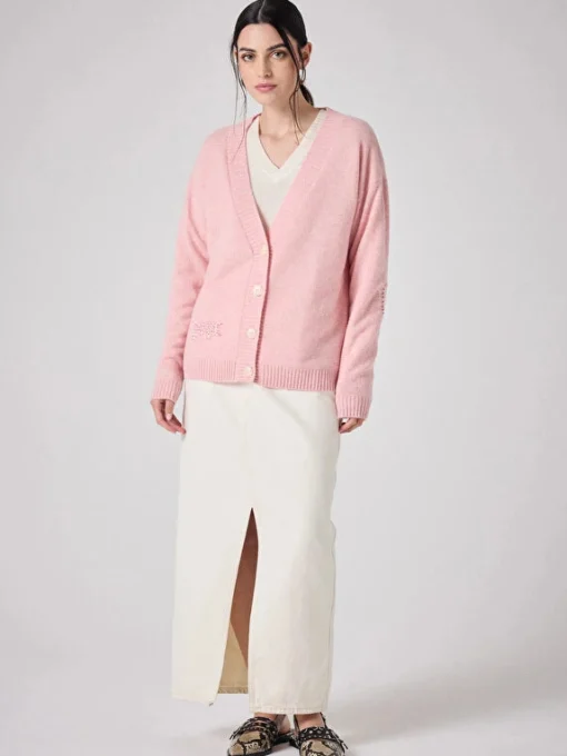 Rose Cardigan Fairy/Ecru