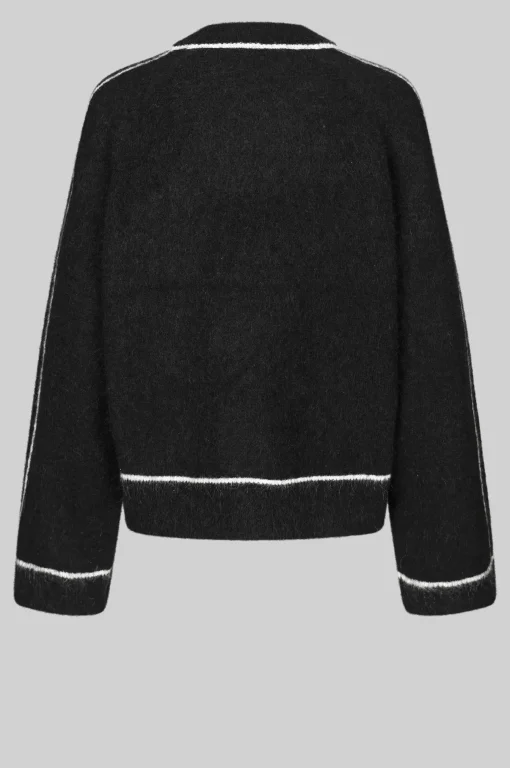 Rosemarie Knit O-Neck Black
