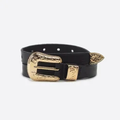 Rosette Belt Black