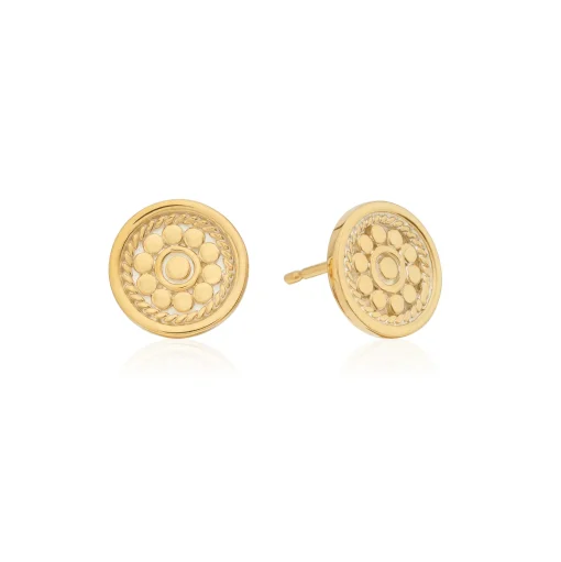 Round Studs Gold