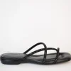 Rubis Crystal Sliders Black