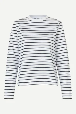 Sacamino LS T-Shirt Salute Stripe