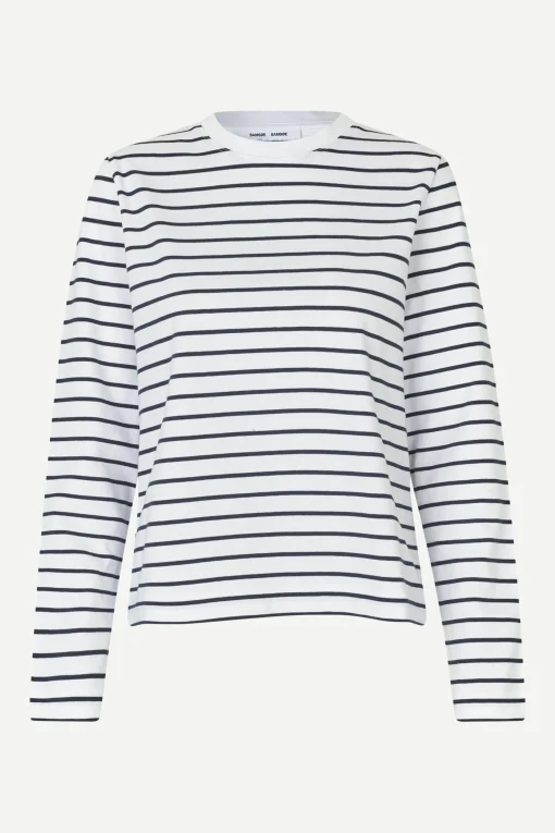 Sacamino LS T-Shirt Salute Stripe