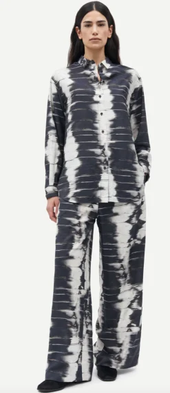 Sahelena Trousers Windows Black