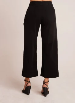 Saige Wide Trousers Black