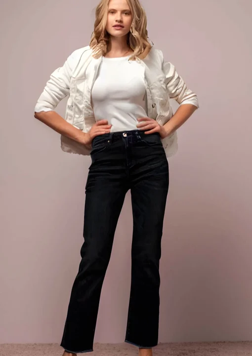 Salome Raw Jeans Black Vintage
