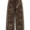 Sammy Silk Pant Chocolate