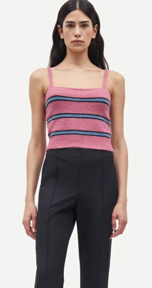 Sanoura Top Rose Wine Stripe