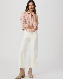 Sasha Ankle Wide Cuff Tonal Ecru