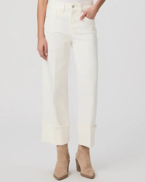Sasha Ankle Wide Cuff Tonal Ecru