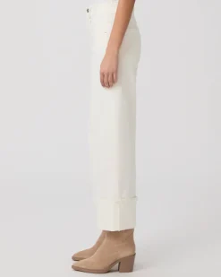 Sasha Ankle Wide Cuff Tonal Ecru