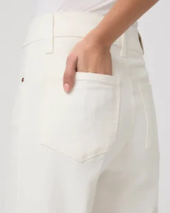 Sasha Ankle Wide Cuff Tonal Ecru