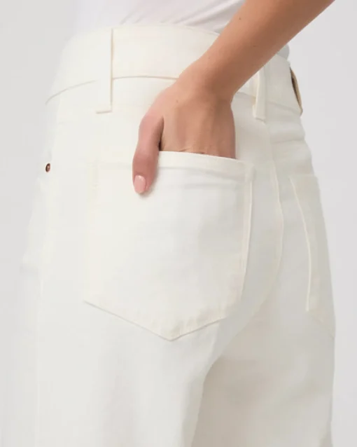 Sasha Ankle Wide Cuff Tonal Ecru