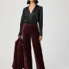 Sasha Trousers Dark Oxblood