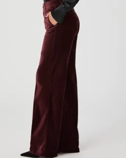 Sasha Trousers Dark Oxblood