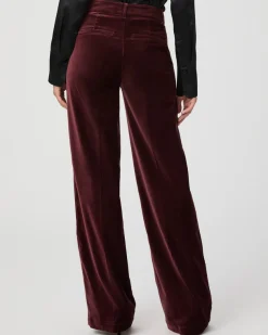 Sasha Trousers Dark Oxblood