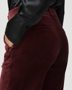 Sasha Trousers Dark Oxblood
